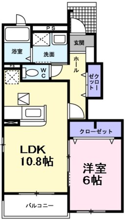 ベルハーモニーの物件間取画像